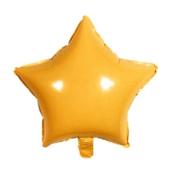 Pastel Orange Foil Star 18" (45cm).)