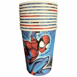Spider-Man paper cups - 10 pcs.