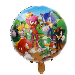 Fóliový balónek Sonic 18" (45 cm).)