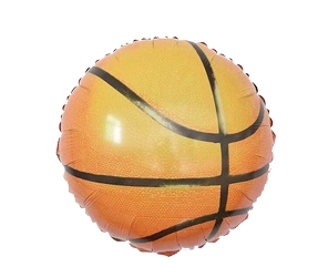 Foil Balloon Basketball 18" (45cm.)