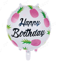 Happy Birthday 18" Foil Balloon (45cm.)
