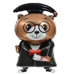 Wise Teddy Bear Foil Balloon (48cm*94cm)