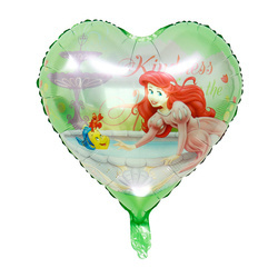 Princezna, Mořská panna Ariel 18" (45cm) fóliový balónek.)