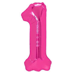 Foil Balloon Number "1" Pink (100cm.)