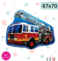 Fire Department Foil Balloon (67cm*70cm)