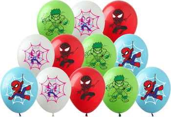 Balony gumowe z nadrukiem Spidey  (12 szt.)