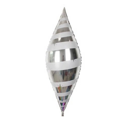 Silver Drop foil balloon (46x106cm.)