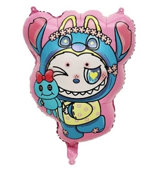 Labubu foil balloon 48 cm x 63 cm.