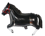 Balon Foliowy Koń Czarny (75cm*103cm)