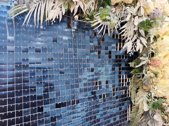 Navy Blue Matte Sequin Panels (30cm*30cm)