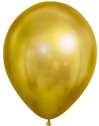 Balónky 5" chrom, zlaté (100 ks)./ balení.)