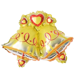 Gold Bells Foil Balloon