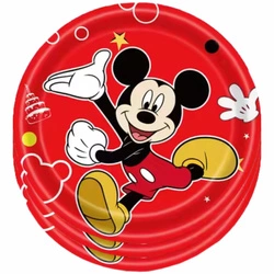 Mickey Mouse Paper Plates - Set of 10. (Black and Red)