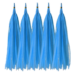 Ogon do balonów Niebieski, Tassel (5szt)