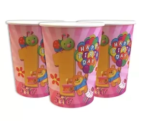 Paper Cups Baby Girl's Birthday (10 pcs.)