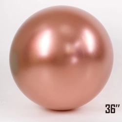 Giant 36" CHROME Balloon, Pink Gold (1 pc.)