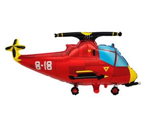 Helicopter foil balloon 52x89 cm