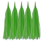 Ogon do balonów Zielony, Tassel (5szt)