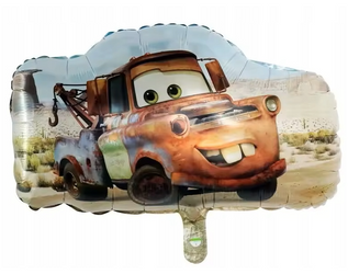 Fóliový balónek s kreslenou postavičkou "Cars" (55cm*44cm)