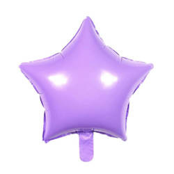 Pastelově fialová fólie Star 18" (45cm).)