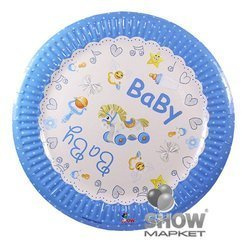 Паперові тарілки Baby Boy (10 шт).)