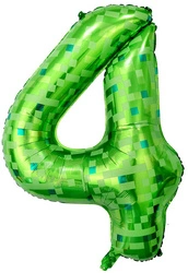 Foil Balloon Number "7" Spider Red/Blue (100cm.)