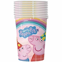 Peppa Pig paper cups - 10 pcs.