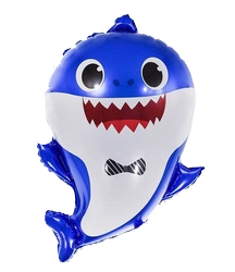 Baby Shark Blue Foil Balloon (49cm*67cm)