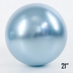 Giant 21" CHROME Balloon, Blue (1 pc.)