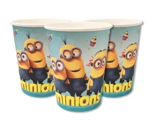 Papírové kelímky Minion (10 ks).)