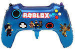 Balon foliowy Roblox w kształcie pada do gier – niebieski 67 x 65 cm