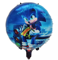Fóliový balónek Sonic 18" (45 cm).)