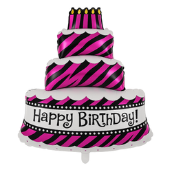 Happy Birthday Cake Foil Balloon (60cm*86cm)
