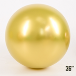 Balon Gigant 36" CHROME, Złoty (1 szt.)