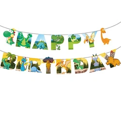 Paper Garland Dinosaurs HAPPY BIRTHDAY Birthday Decoration