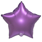 Зірка з бузкової фольги 18" (45см).)