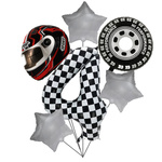 Zestaw Balonów na 4 Urodziny Wyścig