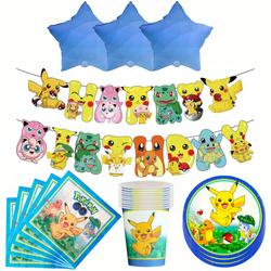 Zestaw Urodzinowy Pokémon – Dekoracje na Przyjęcie (44 elementy)