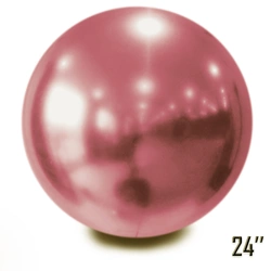 Giant 24" CHROME Balloon, Maroon (1 pc.)