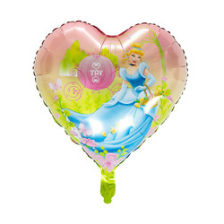 Fóliový balónek Princess, 18" (45 cm).)
