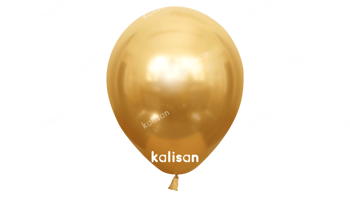 Balónky 12 palců, chromově zlaté (1 ks).)