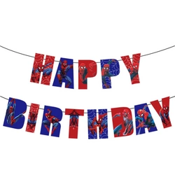 Happy Birthday Spider Man Paper Garland (1 pc)