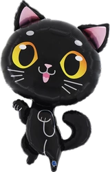 Black Cat Foil Balloon, Grabo