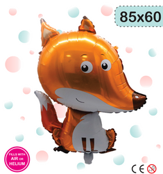 Foil Fox Balloon (85cm*60cm)