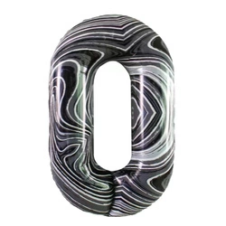 Balon Foliowy Cyferka "0" Marmurkowa (100cm.)