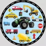 Papírové talíře Cars (10 ks).)