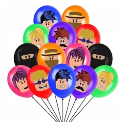 Rubber balloons with ROBLOX print (14 pcs.)