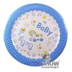 Baby Boy Paper Plates (10 pcs.)