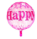 Balon foliowy Happy Birthday 18" (45cm.)