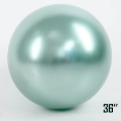 Giant 36" CHROME Balloon, Mint Pearl (1 pc.)